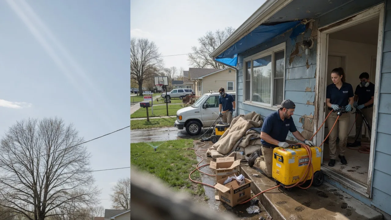 Basement Flood Cleanup in Liberal, MO near me